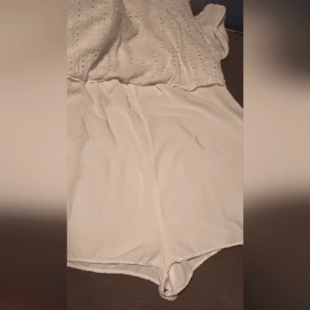 Pink Lily Lined Eylet Baby Doll Dress w/ Pockets - Picture 5 of 9